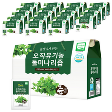 즙쟁이 오직 유기농 돌미나리즙, 80ml, 600개