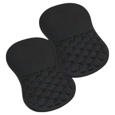 Link Code柔軟泡棉護腕墊防滑滑鼠墊 200*300*25mm, 2個, 黑色