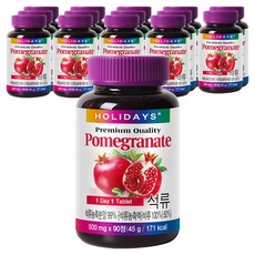 홀리데이즈 프리미엄 석류 타블렛 90정, 45g, 15개