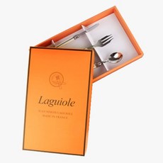 라귀올 장네론 선물패키지 케이크 3종 세트, 아이보리, 스푼 + 포크 + 버터나이프, 1세트