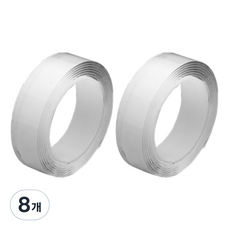코히모 다용도 실리콘 양면 테이프 3cm x 3m 4W113, 투명, 8개