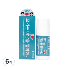 페스트7 모기는 미남을 좋아해 가려움완화제 볼타입 75ml, 6개