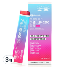 EVER BIKINI 藤黃果萃取孅盈果凍 2800mg 石榴口味 10條入, 3個, 300g