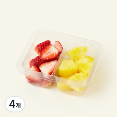 프레쉬팜 딸기 & 파인애플, 4개, 200g