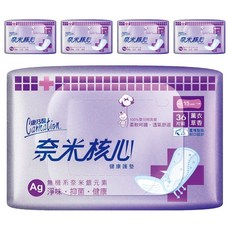 康乃馨 奈米核心健康護墊 薰衣草香, 15cm, 36片, 5包