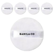 BANILA CO 芭妮蘭 蜜粉用迷你柔軟粉撲, 單色, 5個