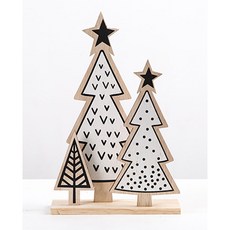 北歐花紋木樹裝飾, 混色