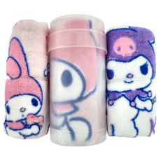 MARUSHIN 丸真 美樂蒂 毛巾套裝 3入 棉質 30x30cm, 755138, 1組