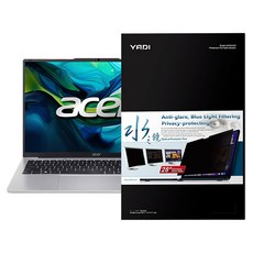 YADI 亞第 插卡隱貼 16:10 水之鏡防窺片 Acer Aspire Lite AL16 52P 74BU專用 PF4PPB-W160, 透明色, 1片