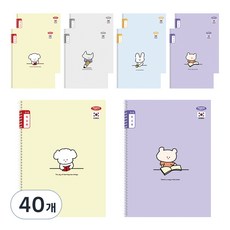 펜피아 1000 초등 스프링노트 3-6독서록 공용, 랜덤발송, 40개