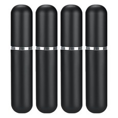 香水瓶 5ml, 黑色, 4個