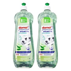 domol 多麗 中性5.5蘆薈洗碗精, 1L, 2瓶
