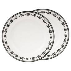 돌체앤가바나 디너 플레이트, 2개, 접시 2p, 화이트