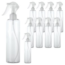 헤어 스프레이 분무 공병 300ml, 투명(캡), 10개