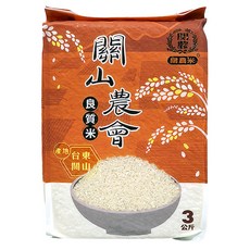 關山鎮農會 良質米 白米, CNS一等, 3kg, 1包