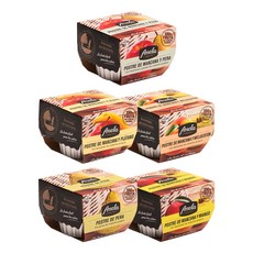 Anela 鮮果泥綜合組, 蘋果水梨口味+香蕉口味+芒果口味+水蜜桃口味+水梨口味, 1kg, 1組