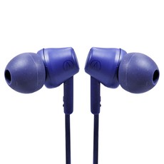 audio-technica 鐵三角 Wired 耳塞式 耳機 3.5mm L型插頭 藍色 ATH-CK350X