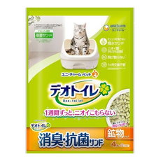 unicharm 嬌聯 抗飛濺沸石砂 小粒 無香 3.8L, 1包