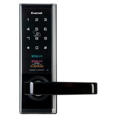 에버넷 무타공 주키 레버형 방화문 도어록 방문설치, EN950