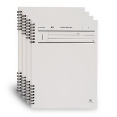 MUNID 線圈系統康奈爾筆記本, 單一顏色, 4個