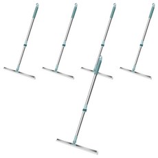 Musikine Water Sseukssak 180度浴室除水2段式長柄刮刀 綠色, 5個