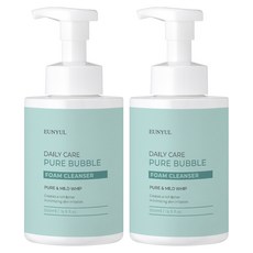 은율 데일리케어 퓨어 버블 약산성 5.5 폼클렌징, 500ml, 2개 500ml, 2개