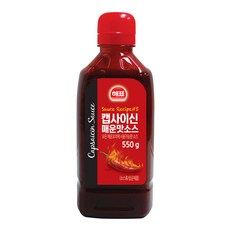 해표 캡사이신 매운맛소스, 550g, 1개
