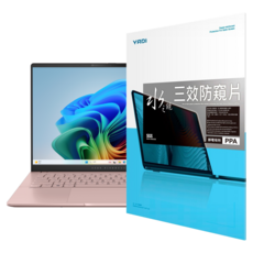 YADI 亞第 16 : 10 水之鏡防窺片 靜電吸附 ASUS Vivobook S 14 S5406SA適用 PF4PPA-W140, 透明色, 1片