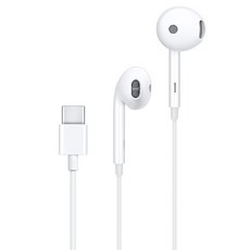 i15 Type-C接口有線耳機 筆電適用款 白色耳塞式, NS_i15, 白色