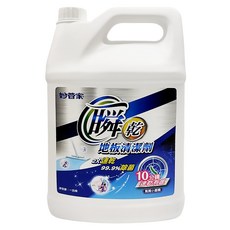 妙管家 瞬乾地板清潔劑, 超香配方, 溫和清潔, 有效清除不潔物, 保持環境清新, 小蒼蘭香氛, 清潔同時抗菌, 3785ml, 1桶