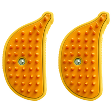 噴霧按摩梳 80g, 2個, 黃香蕉