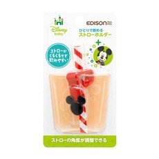 EDISON mama Mickey吸管固定夾扣, 吸管固定夾扣, 1個
