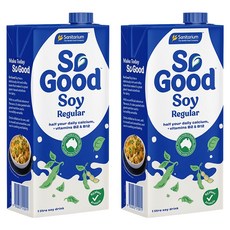 So Good Basic系列 原味豆奶 植物奶 全素可食, 1L, 2瓶