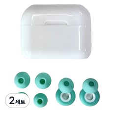 舒適小店 舒適睡眠防噪音耳塞組 薄荷, 2個, 1入