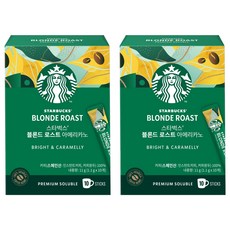 STARBUCKS 星巴克 黃金烘焙美式原豆咖啡隨身包, 2個, 1.1g, 10入