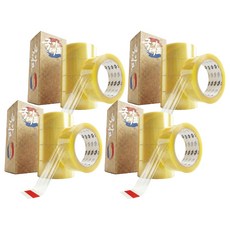 모더너리 국가대표 고단력 찢김없는 박스 테이프 경포장용 40m x 48mm, 20개