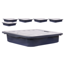 Bono House Rev 儲物箱, 海軍藍, M(350 x 385 x 110 mm), 6個