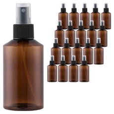 長方形棕色噴霧空瓶 100ml, 20個, 單一顏色
