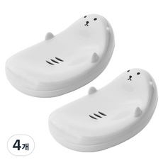 Block Mart 肥皂盒 浴室肥皂架, 灰色, 4個