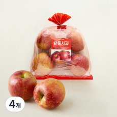 못난이 감홍사과, 4개, 1.25kg(중대과, 5개입)