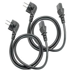 애니포트 국산 AC코드 220V 10A 0.75SQ 파워케이블, 2개, 1.8m