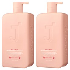 제이숲 실크 케라틴 단백질 헤어팩 트리트먼트 피치 에디션, 1L, 2개