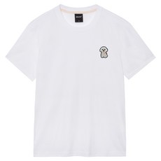 옥스타 남녀공용 뽀송멍 자수 반팔 티셔츠 5TS017