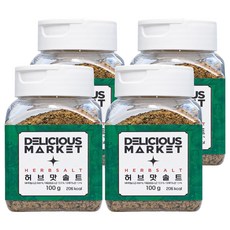 딜리셔스마켓 허브맛솔트 소형, 100g, 4개