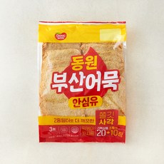 동원에프앤비 추억의 부산어묵 쫄깃사각 30장, 990g, 1개