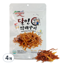 달인푸드 바로먹는 조미 먹태구이, 100g, 4개