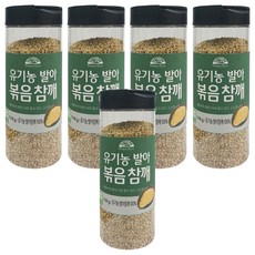 Organic story 罐裝烘炒發芽芝麻, 110g, 5罐