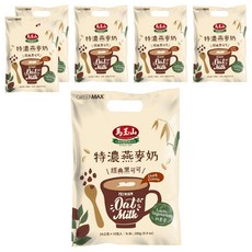 馬玉山 特濃燕麥奶經典黑可可 10包, 28g, 6袋
