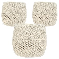 Brand Yarn 編織棉線 12合 無色 700克, 3捲