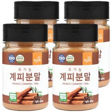 토종마을 유기농 계피분말, 4개, 100g